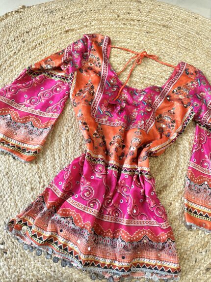 Aayu ‘s Full Sleeves Mirror Kurti